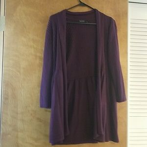 Purple Daisy Fuentes cardigan